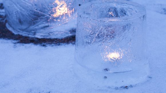 Ice lantern. Publicity photo