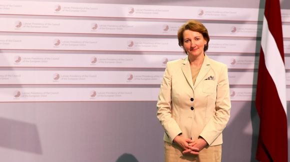 Ms Mārīte Seile, Latvian Minister for Education and Science. Photo: EU2015.LV