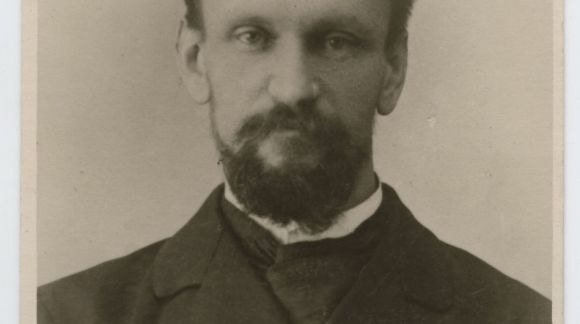 Rainis during his exile in Slobodsk, 1901. Photo: M.Polakov. RTMM 74116