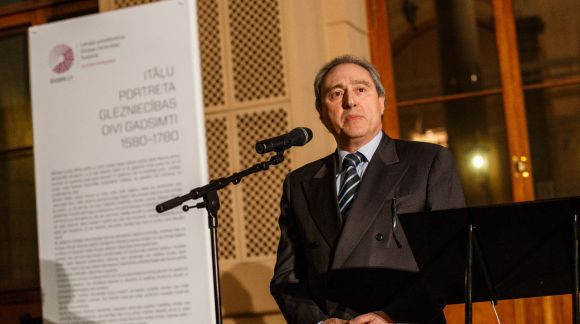 V. E. Džovanni Polici (H. E. Giovanni Polizzi), Itālijas Republikas ārkārtējais un pilnvarotais vēstnieks Latvijā. Foto: EU2015.LV