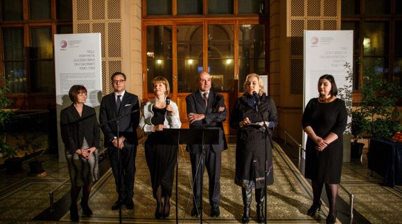 Opening event of the exhibition "Two Centuries of Italian Portrait Painting. 1580 – 1780". Art Museum Riga Bourse. Photo: EU2015.LV