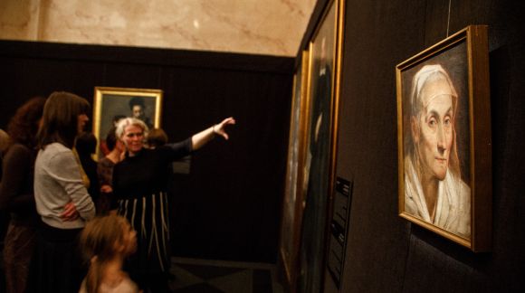 Izstādes "Itāļu portreta glezniecības divi gadsimti. 1580–1780" atklāšana Mākslas muzejā "Rīgas Birža". Foto: EU2015.LV