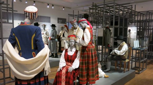 "Ornaments of the Latvian Soul" exhibition in Munich. Photo: LNKC
