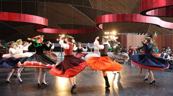 "Daiļrade" dance ensemble at the prestigious Beijing National Centre for the Performing Arts