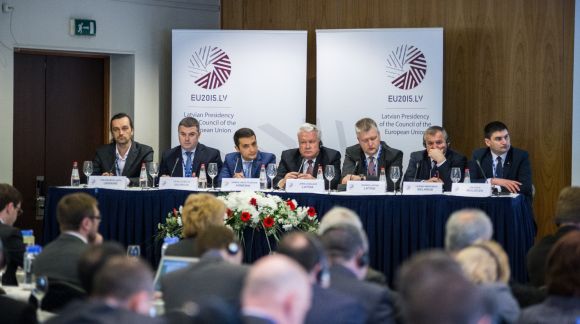 Konference “Lauku un lauksaimniecības konsultāciju sistēmas: labākā prakse un pieredze sadarbībai Austrumu partnerībā”. Foto: EU2015.LV