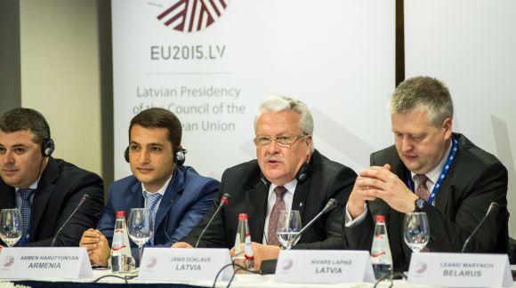 Konference “Lauku un lauksaimniecības konsultāciju sistēmas: labākā prakse un pieredze sadarbībai Austrumu partnerībā”. Foto: EU2015.LV