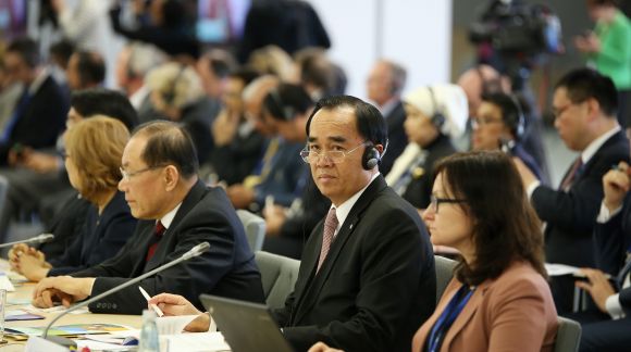 Mr Sithong Chitnhothinh, Ambassador, Embassy of the Lao PDR in Berlin, Germany. Photo: EU2015.LV