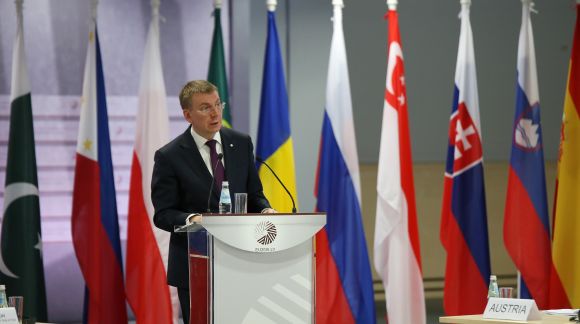 Mr Edgars Rinkēvičs, Minister for Foreign Affairs of the Republic of Latvia. Photo: EU2015.LV