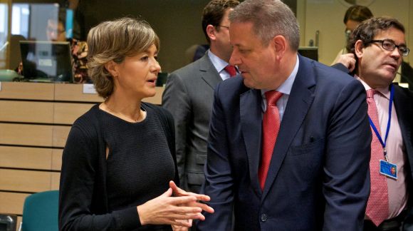 From left to right: Ms. Isabel Garcia Tejerina, Spanish Minister for Agriculture, Food and the Environment; Mr Andrä Rupprechter, Austrian Federal Minister for Agriculture, Forestry, the Environment and Water Management. © European Union