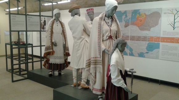 "Ornaments of the Latvian Soul in Clothing, Music, Songs and Dances" exhibition. Photo: EU2015.LV