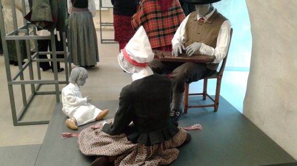 Exposition intitulée «Ornaments of the Latvian Soul in Clothing, Music, Song and Dance» Photo : EU2015.LV
