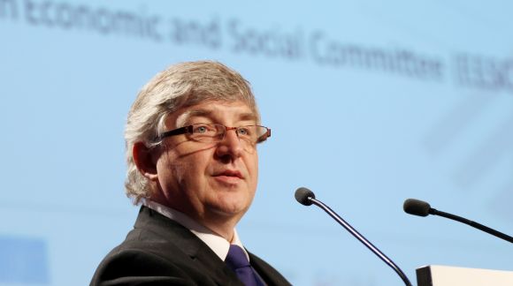 Eiropas Ekonomikas un sociālo lietu komitejas Darba devēju grupas prezidents Jaceks P. Kravčiks. Foto: EU2015.LV