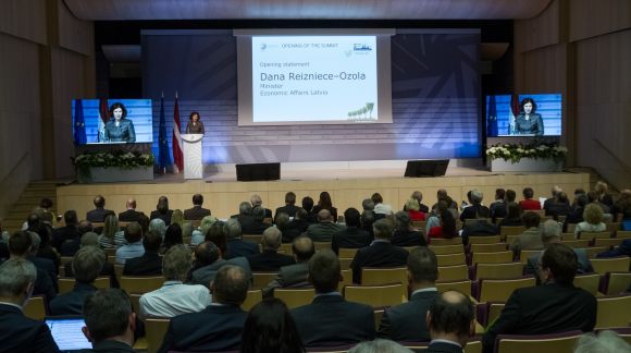 Minister for Economic Affairs of Latvia Dana Reizniece-Ozola. Photo: EU2015.LV