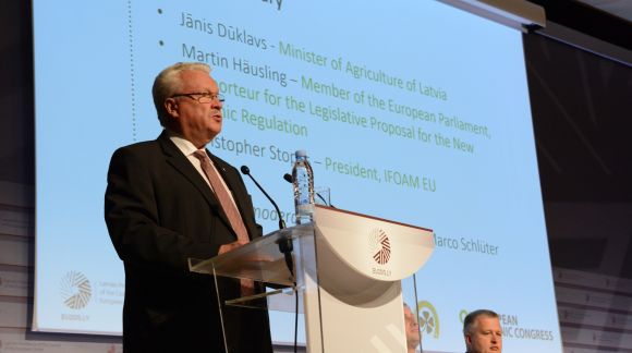 Mr Jānis Dūklavs, Latvian Minister for Agriculture. Photo: EU2015.LV
