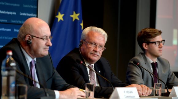 From left to right: Mr Phil Hogan, Member of the European Commission; Mr Jānis Dūklavs, Latvian Minister for Agriculture. Photo:  © European Union