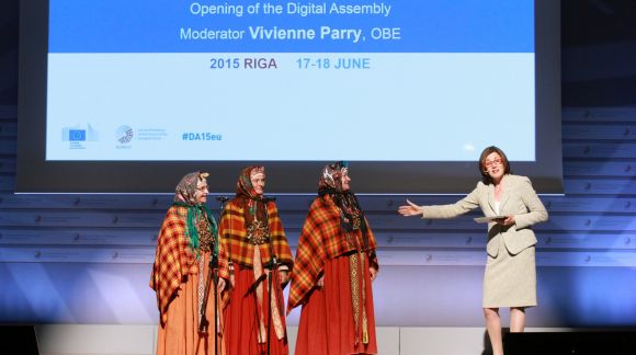 "Digitālā asambleja 2015" atklāšana. Foto: EU2015.LV