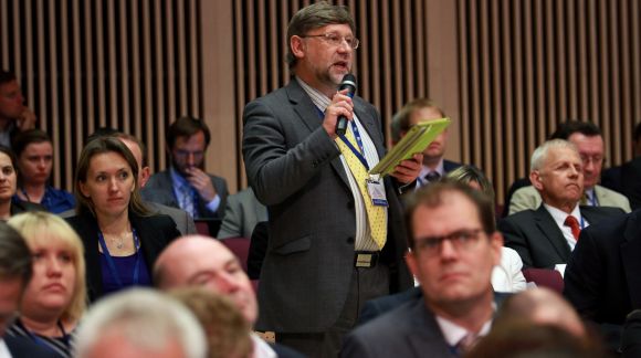 Rapporteur of WS3 David Cullen. Photo: EU2015.LV
