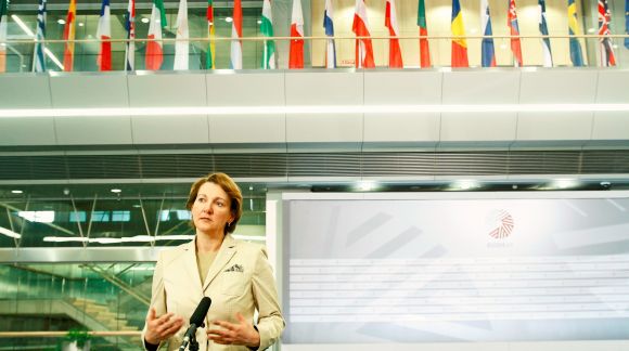 Ms Mārīte Seile, Latvian Minister for Education and Science. Photo: EU2015.LV