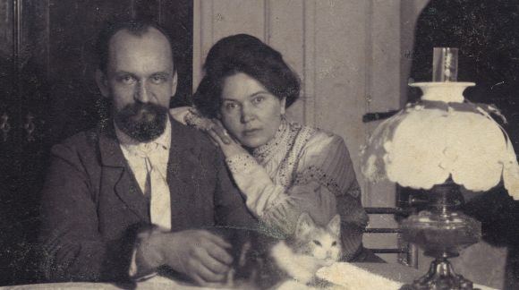 Rainis et Aspazija, 1905. Auteur inconnu