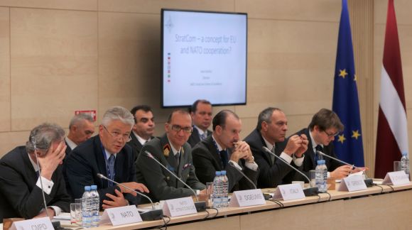 EU Defence Policy Directors Informal Meeting at the National Library of Latvia. Photo: Gatis Dieziņš, Recruiting and Youth Guard Centre.