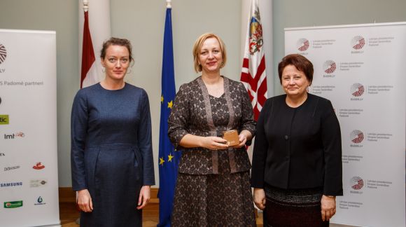 Prime Minister Laimdota Straujuma expresses her gratitude for support to SIA „Latvijas Piens”