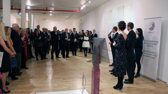 Opening of the exhibition "Lily's pool" in New York. Photo: Art in General