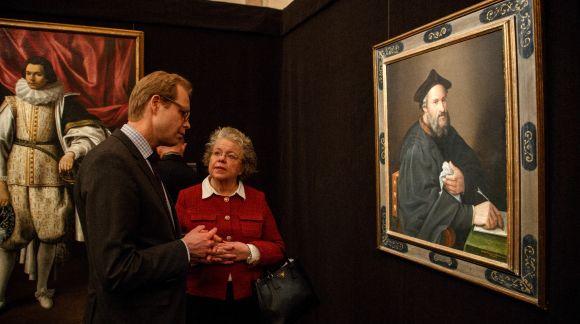 Opening event of the exhibition "Two Centuries of Italian Portrait Painting. 1580 – 1780". Art Museum Riga Bourse. Photo: EU2015.LV